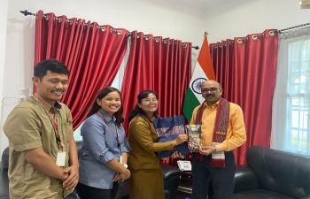 CG Mr. Ravi Shanker Goel Met with Mrs. Tetty Naibaho (Head of Cultural & Tourism Department of Samosir Regency and her team